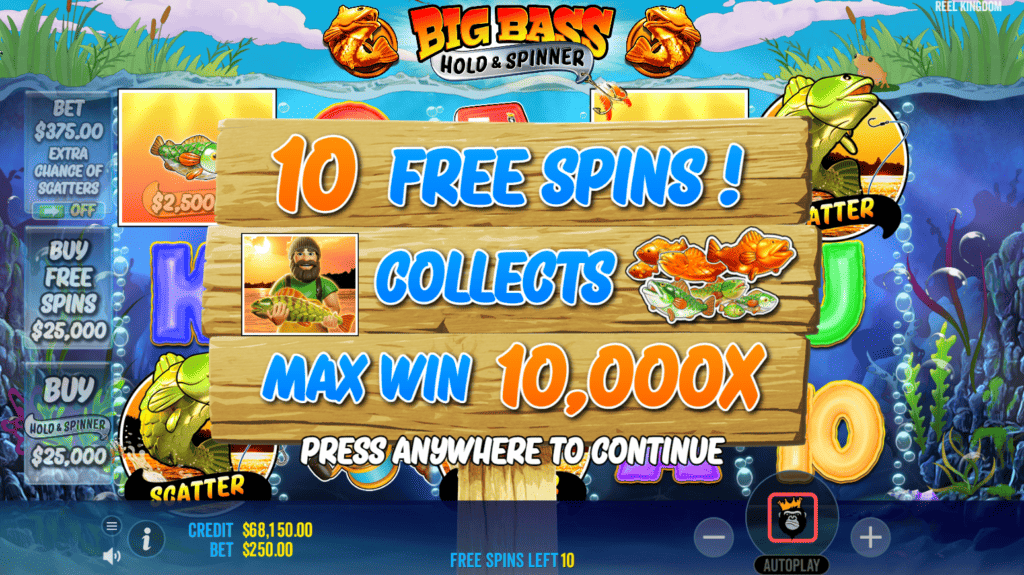 Big Bass Bonanza Free Spins Bonus