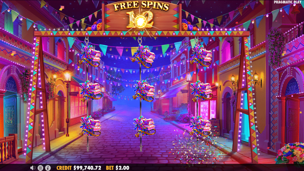 Hot Fiesta Free Spins round srart