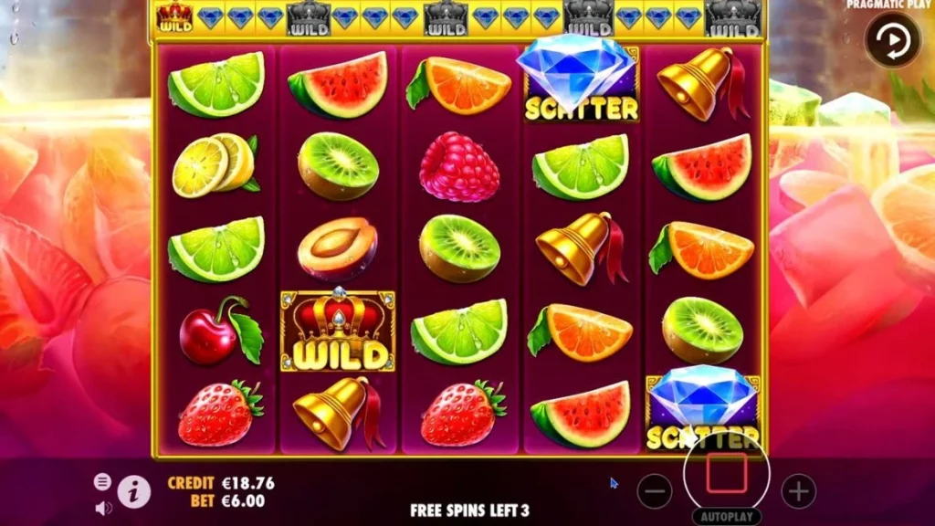 Juicy Fruits Free Spins round