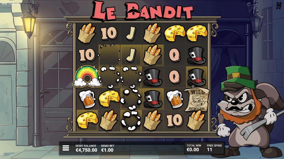 Le Bandit Slot Interface