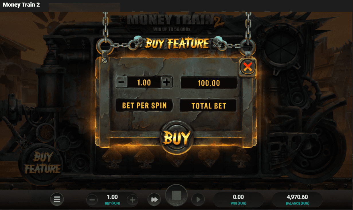 Money Train 2 Bonus Buy