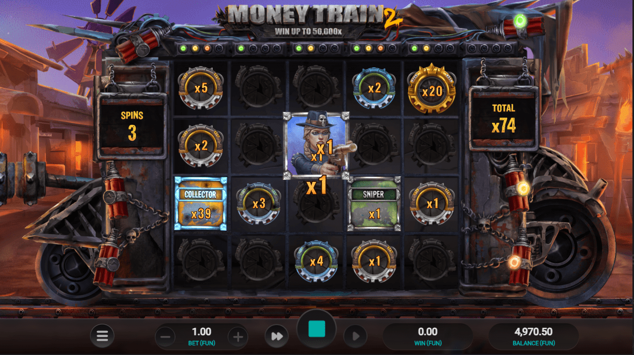 Money Train 2 Free Spins round