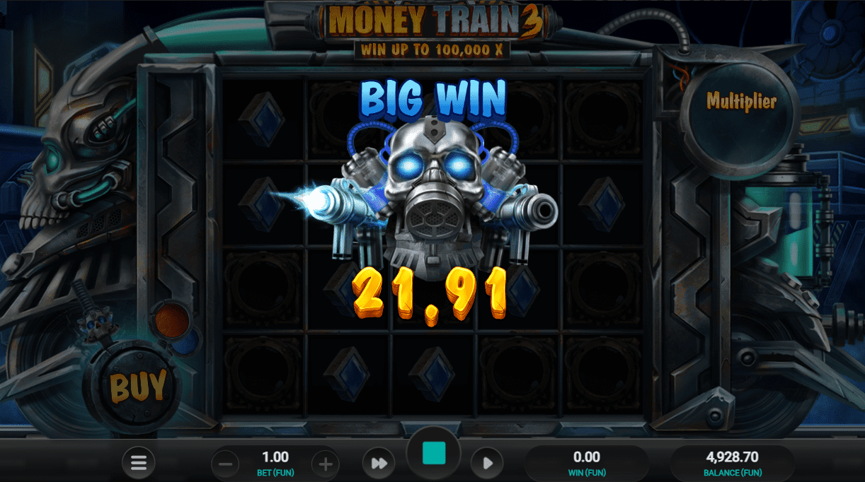 Money Train 3 big win