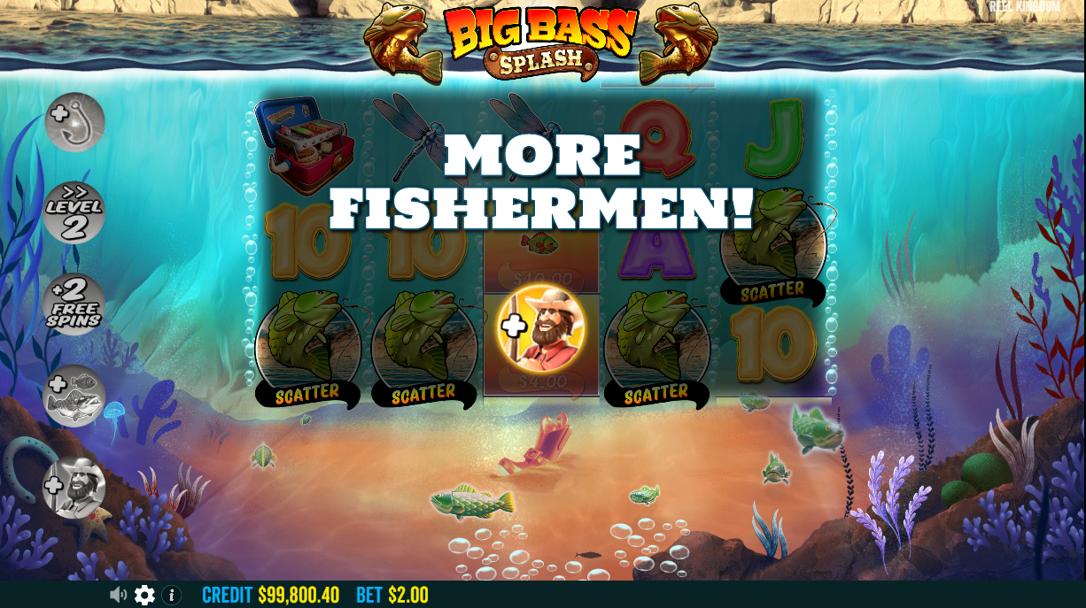 Big Bass Splash Modifier More Fisharman feature