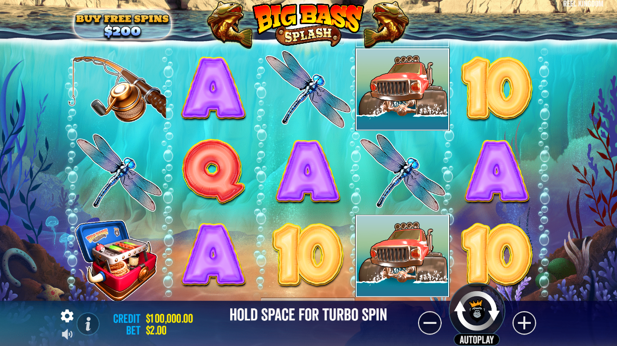 Big Bass Splash base game