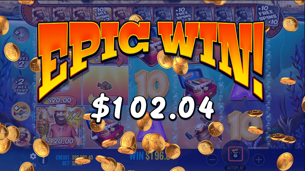 Big Bass Splash Epic win